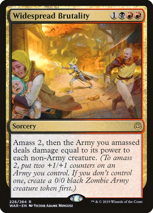 Widespread Brutality [War of the Spark] [Foil]