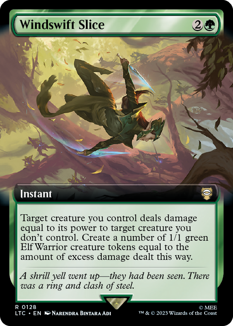 Windswift Slice (Extended Art) [The Lord of the Rings: Tales of Middle-Earth Commander] [Foil]