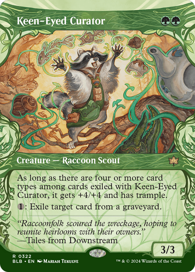 Keen-Eyed Curator (Showcase) [Bloomburrow] [Foil]