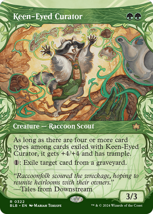 Keen-Eyed Curator (Showcase) [Bloomburrow] [Foil]