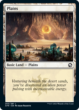Plains (265) [Dungeons & Dragons: Adventures in the Forgotten Realms] [Foil]