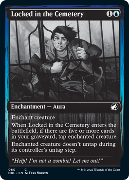 Locked in the Cemetery [Innistrad: Double Feature] [Foil]