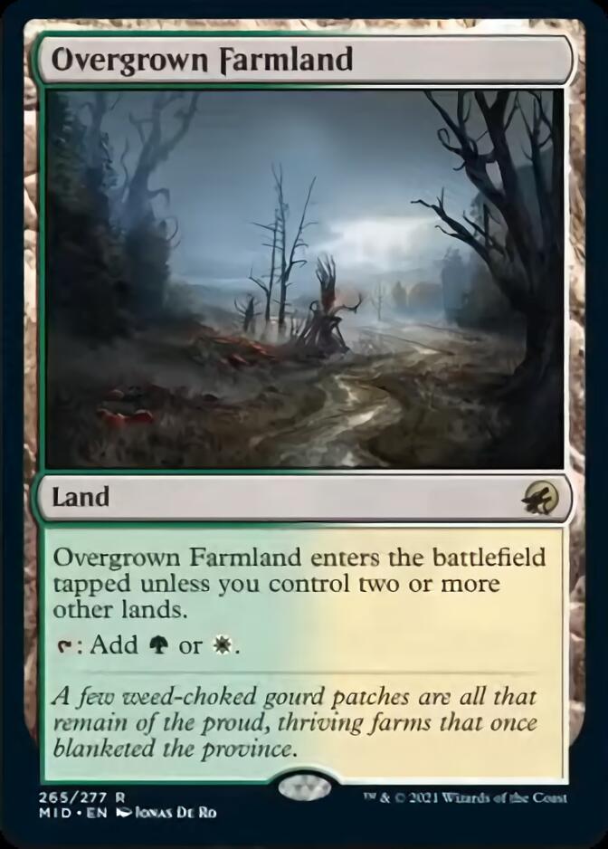 Overgrown Farmland [Innistrad: Midnight Hunt] [Foil]