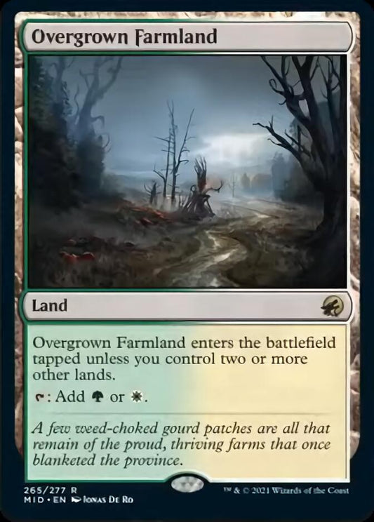Overgrown Farmland [Innistrad: Midnight Hunt] [Foil]