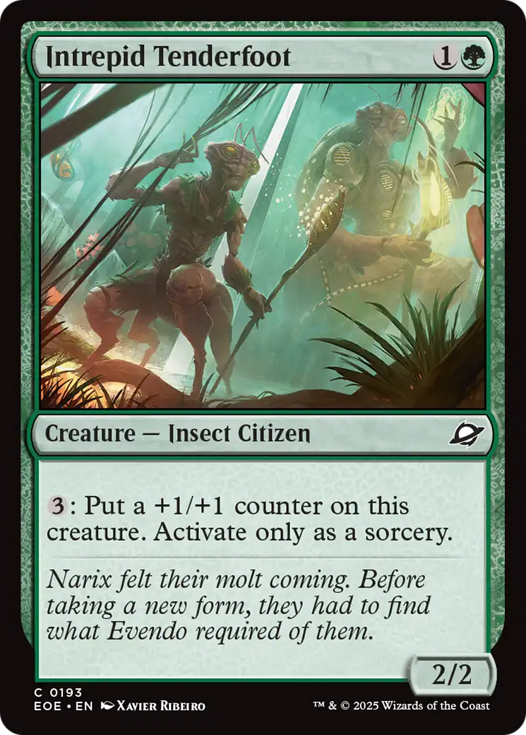 Intrepid Tenderfoot [Edge of Eternities] [Foil]