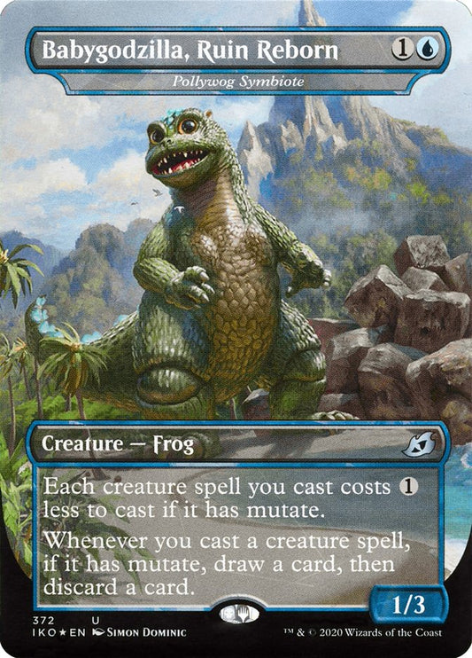 Pollywog Symbiote - Babygodzilla, Ruin Reborn (Godzilla Series) [Ikoria: Lair of Behemoths] [Foil]