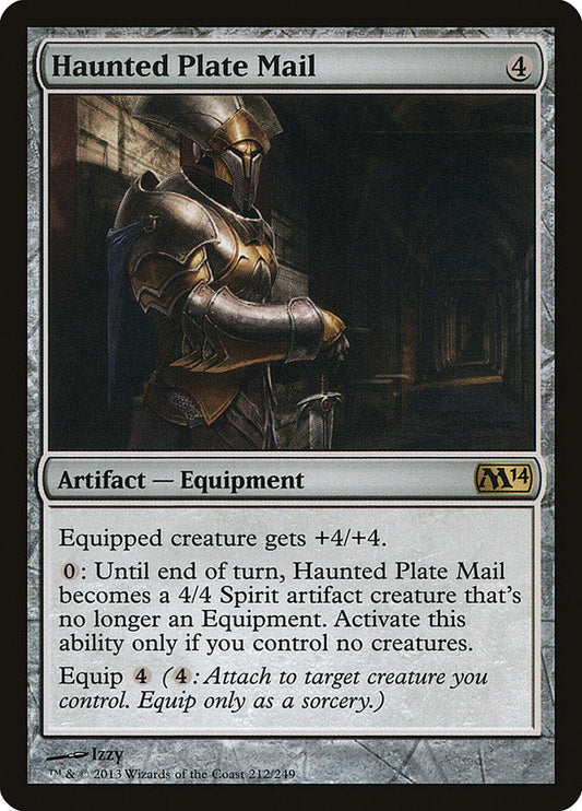 Haunted Plate Mail [Core Set 2014]