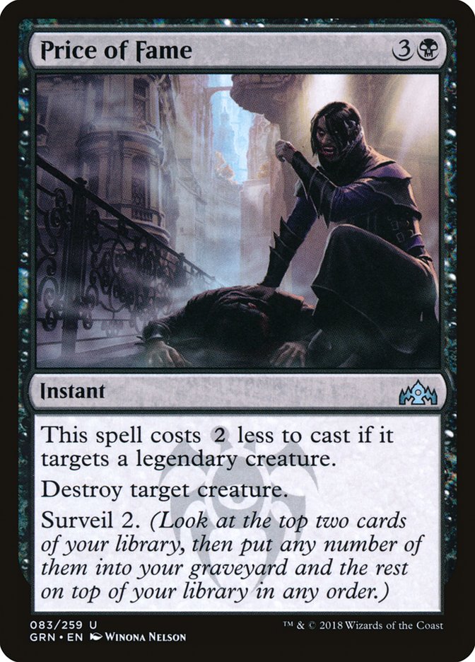 Price of Fame [Guilds of Ravnica] [Foil]