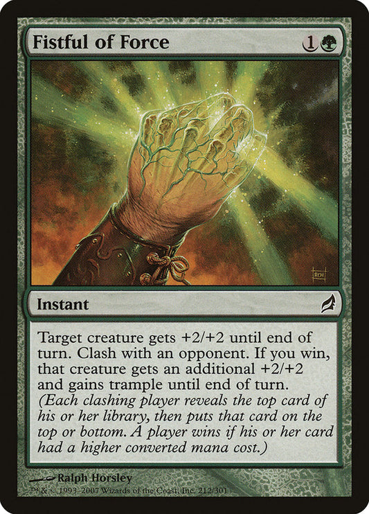 Fistful of Force [Lorwyn] [Foil]