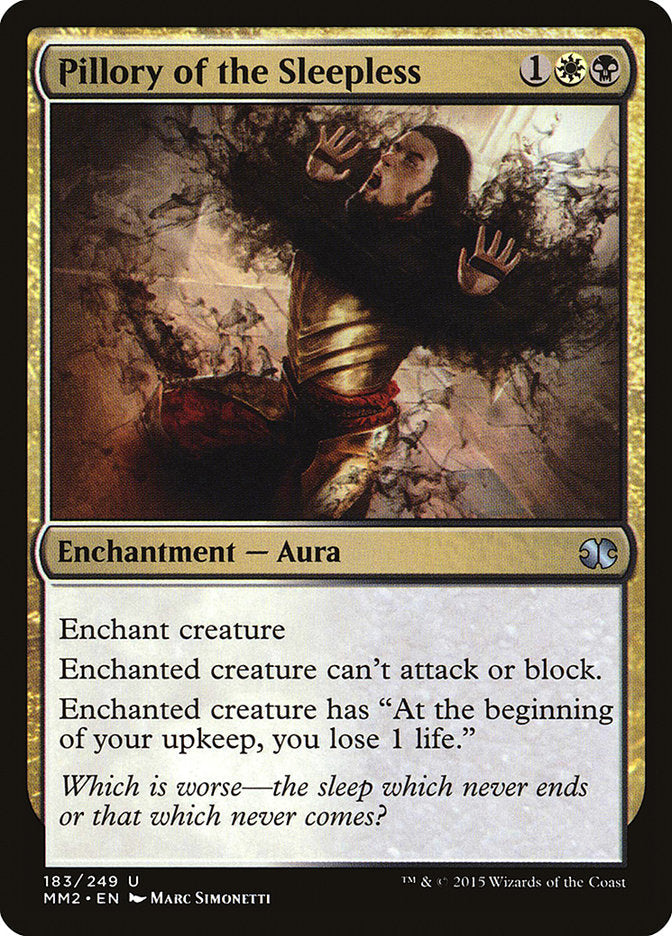 Pillory of the Sleepless [Modern Masters 2015] [Foil]