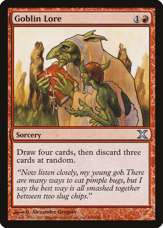 Goblin Lore [Tenth Edition] [Foil]