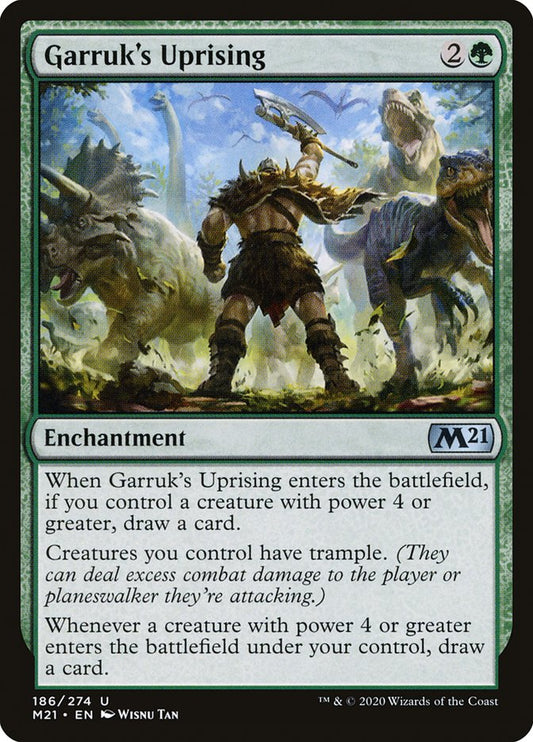 Garruk's Uprising [Core Set 2021] [Foil]
