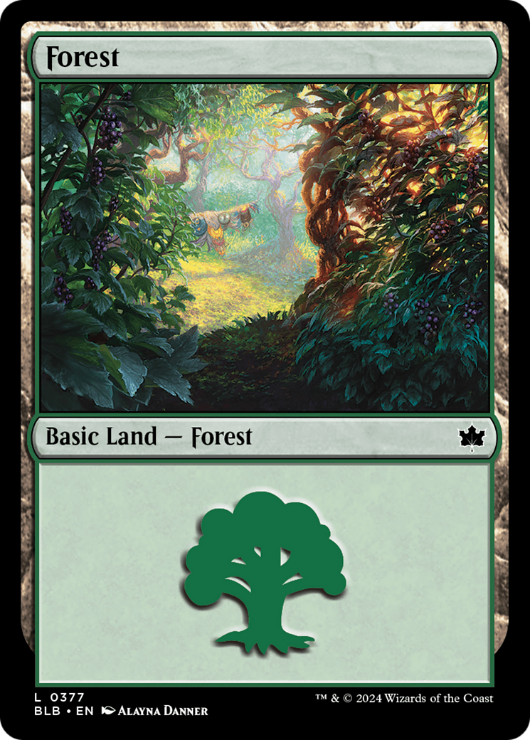 Forest (0377) [Bloomburrow] [Foil]