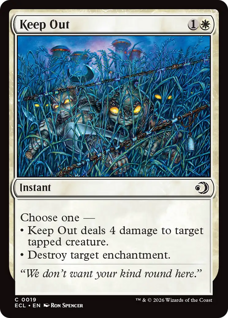 Keep Out [Lorwyn Eclipsed] [Foil]