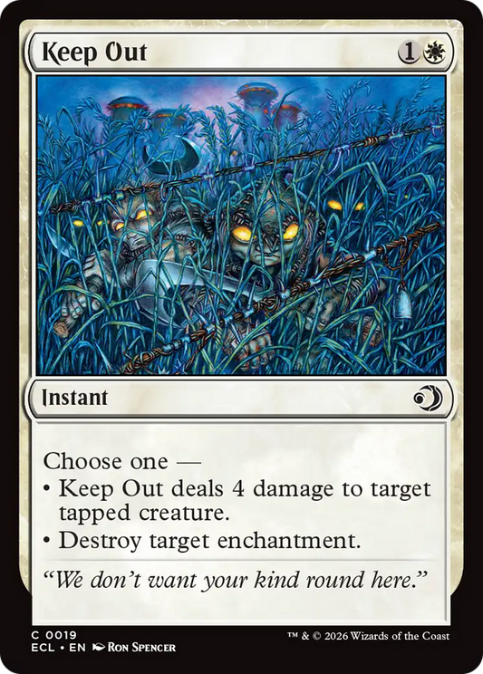Keep Out [Lorwyn Eclipsed] [Foil]