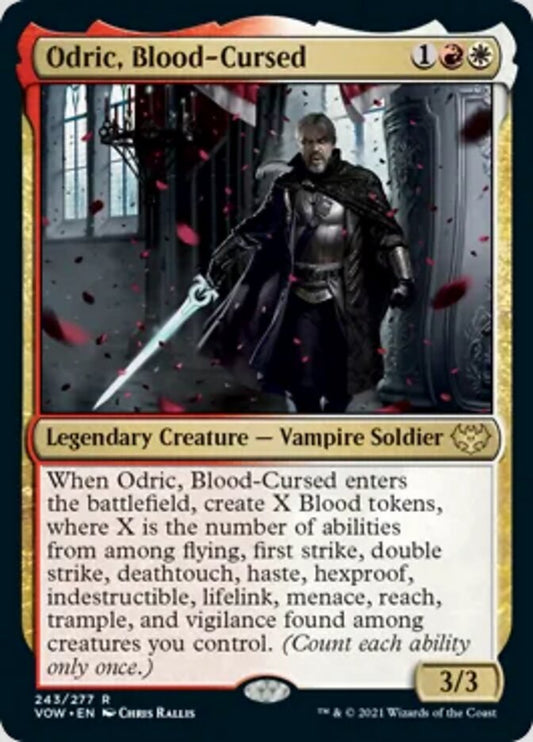 Odric, Blood-Cursed [Innistrad: Crimson Vow] [Foil]