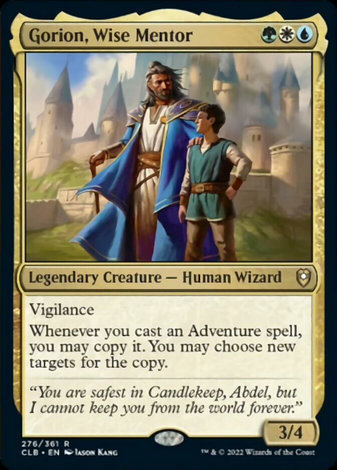 Gorion, Wise Mentor [Commander Legends: Battle for Baldur's Gate] [Foil]