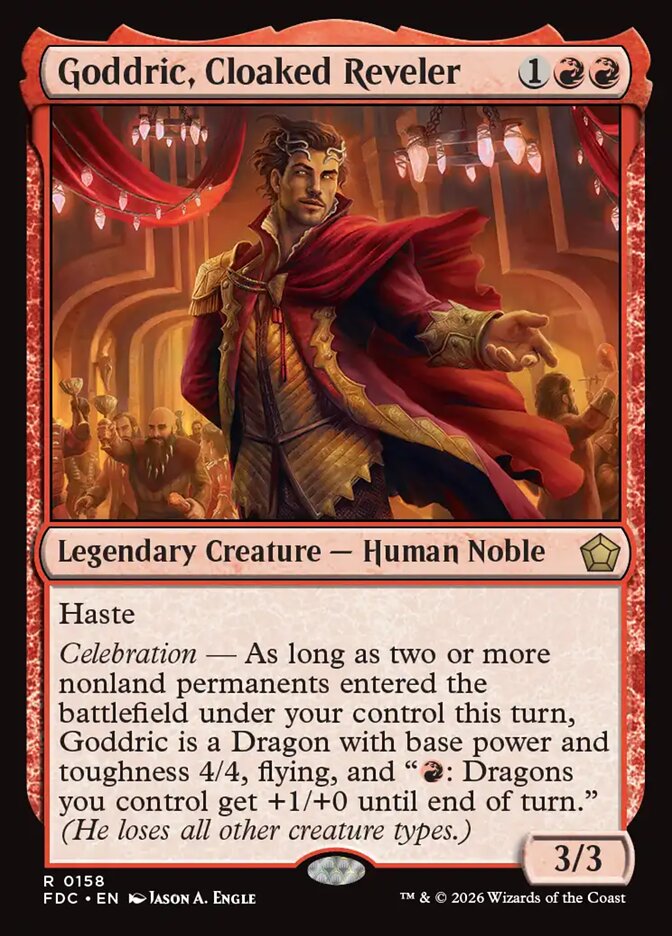 Goddric, Cloaked Reveler [Foundations Commander]