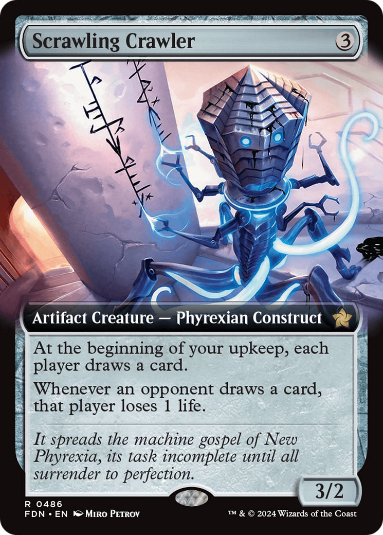 Scrawling Crawler (Extended Art) [Foundations] [Foil]