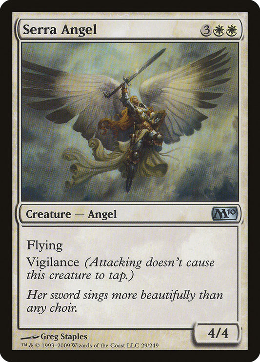 Serra Angel [Core Set 2010] [Foil]