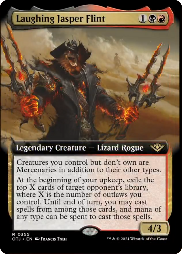 Laughing Jasper Flint (Extended Art) [Outlaws of Thunder Junction] [Foil]
