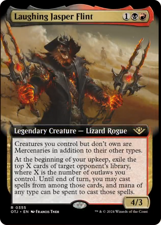 Laughing Jasper Flint (Extended Art) [Outlaws of Thunder Junction] [Foil]