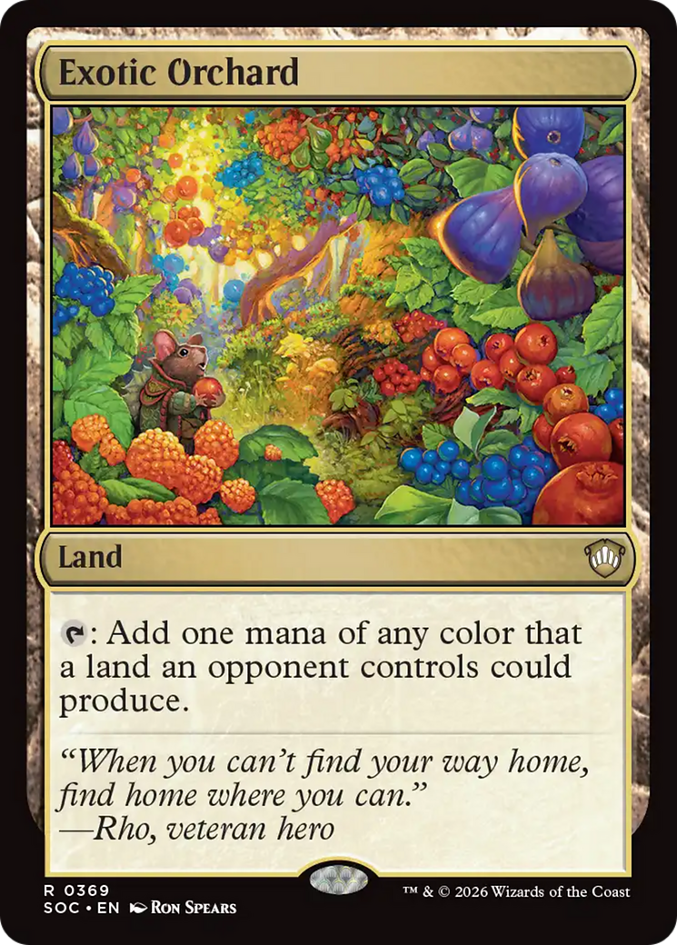 Exotic Orchard [Secrets of Strixhaven Commander] [Foil]