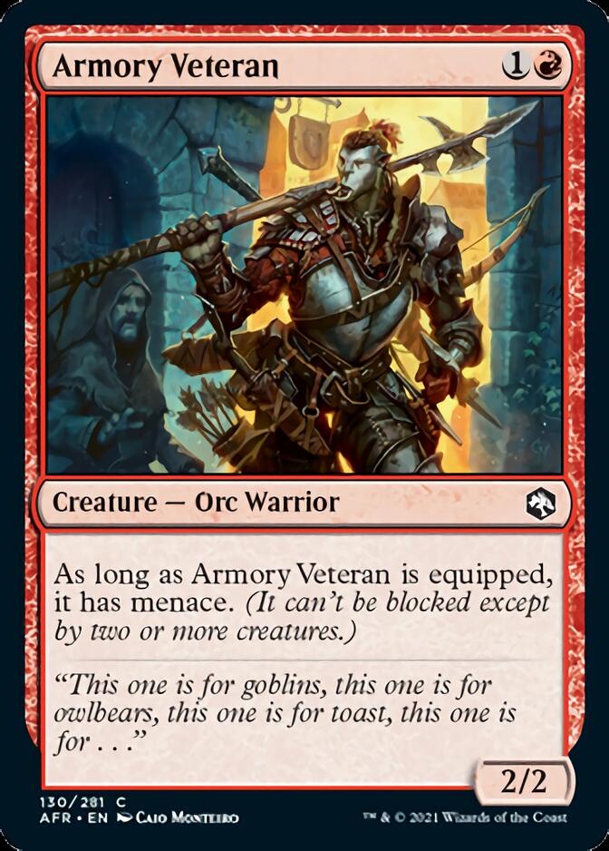 Armory Veteran [Dungeons & Dragons: Adventures in the Forgotten Realms] [Foil]