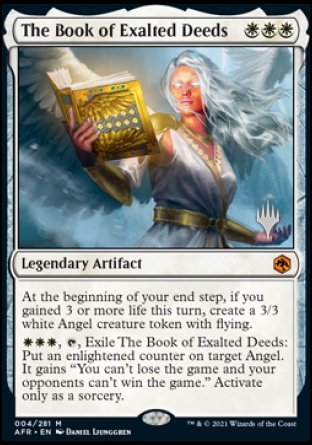The Book of Exalted Deeds (Promo Pack) [Dungeons & Dragons: Adventures in the Forgotten Realms Promos] [Foil]