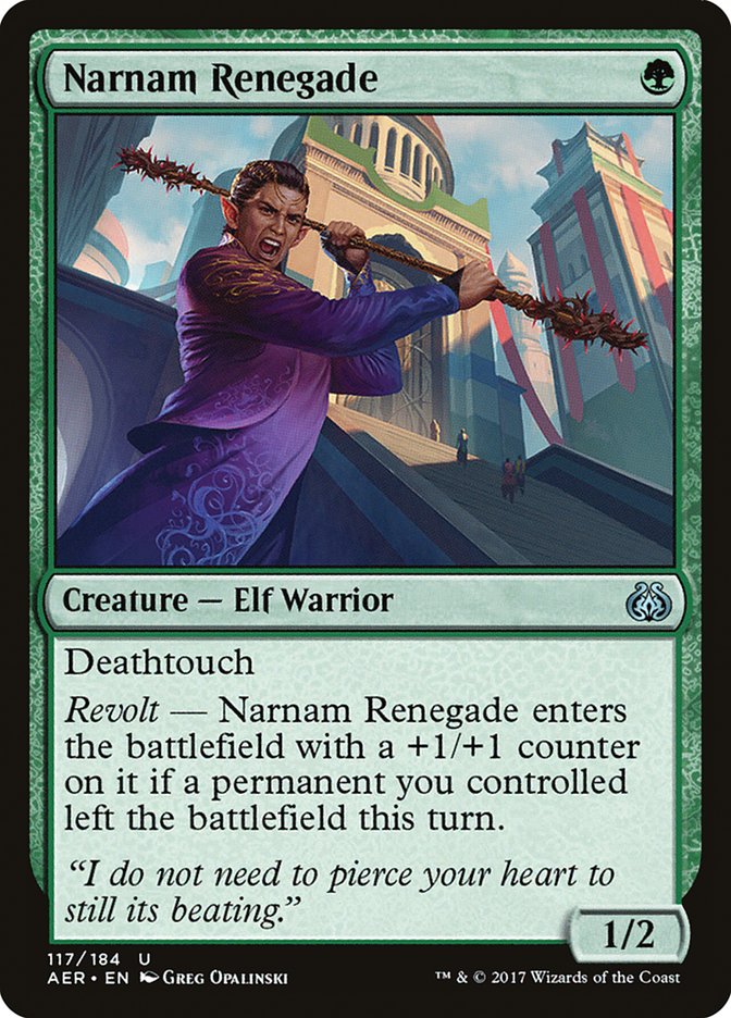 Narnam Renegade [Aether Revolt] [Foil]