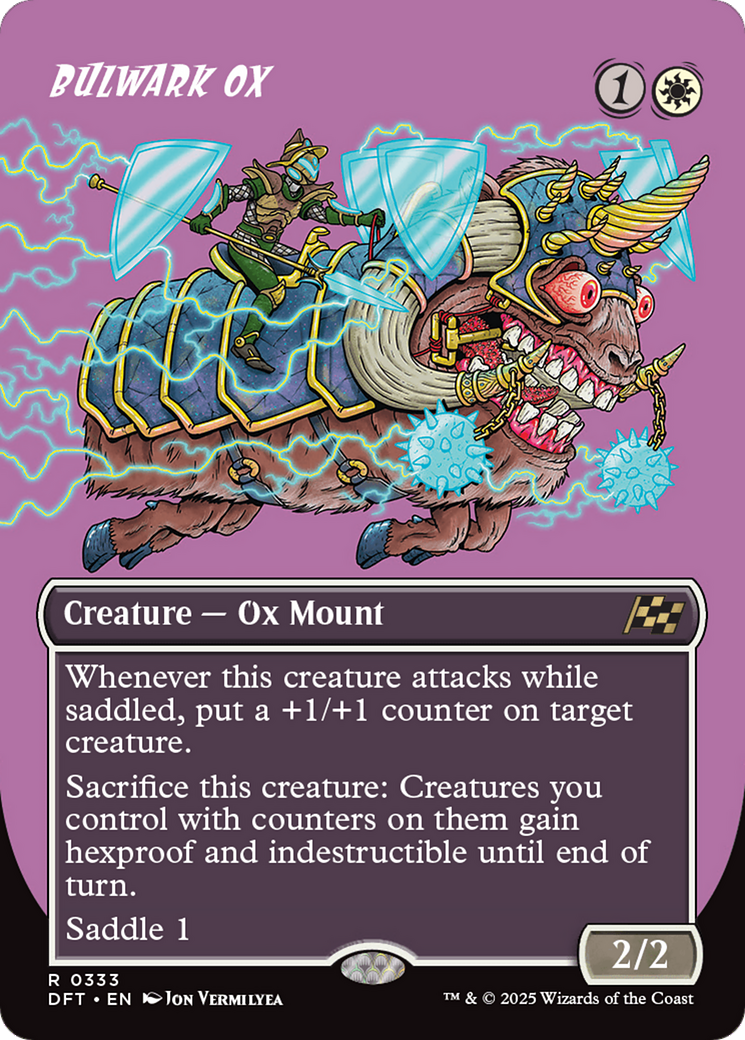 Bulwark Ox (Borderless) [Aetherdrift] [Foil]