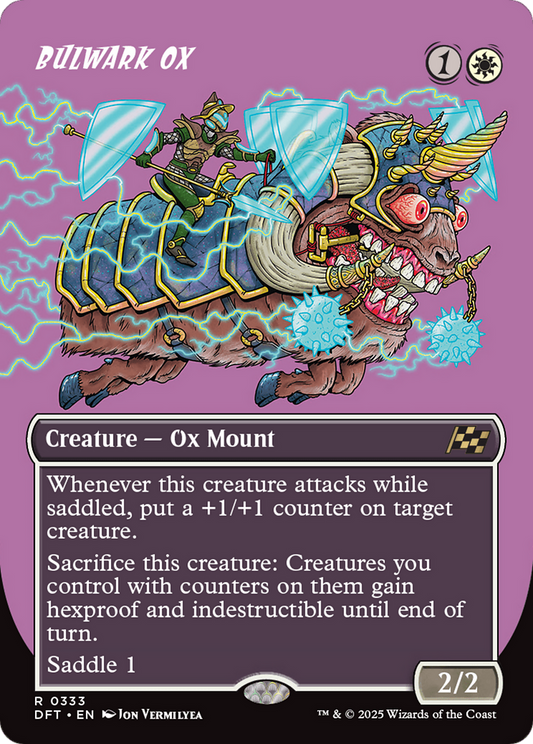 Bulwark Ox (Borderless) [Aetherdrift] [Foil]