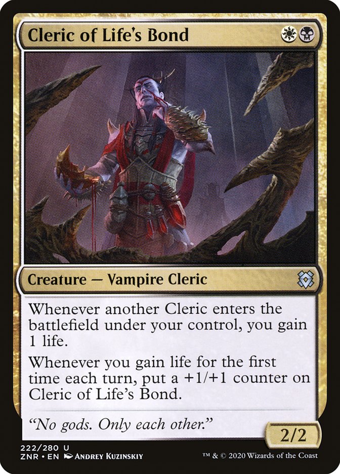 Cleric of Life's Bond [Zendikar Rising] [Foil]