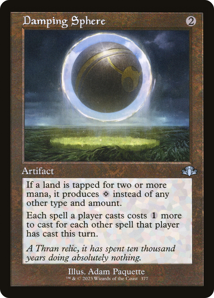 Damping Sphere (Retro) [Dominaria Remastered] [Foil]