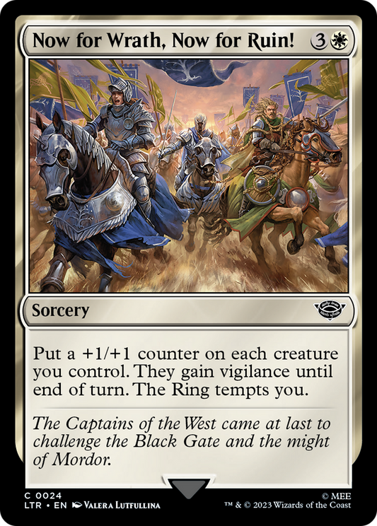 Now for Wrath, Now for Ruin! [The Lord of the Rings: Tales of Middle-Earth] [Foil]