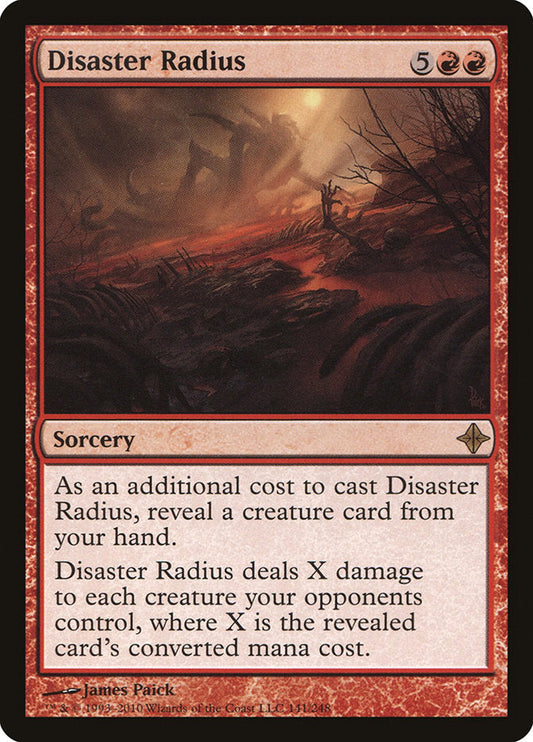 Disaster Radius [Rise of the Eldrazi] [Foil]