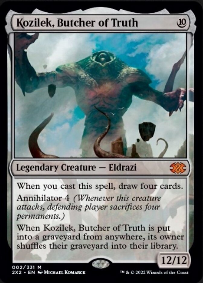 Kozilek, Butcher of Truth [Double Masters 2022] [Foil]