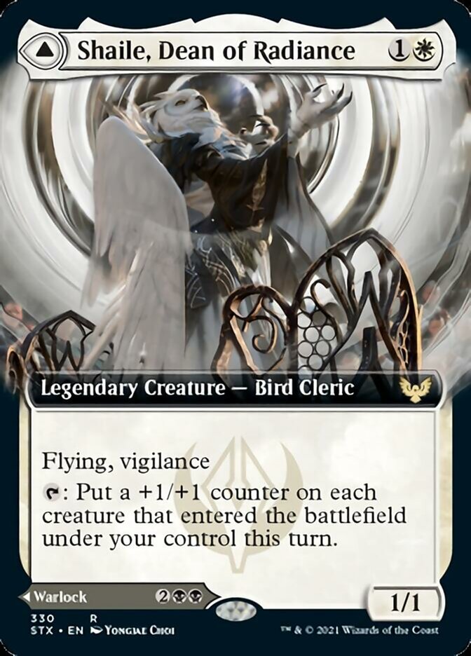 Shaile, Dean of Radiance // Embrose, Dean of Shadow (Extended Art) [Strixhaven: School of Mages] [Foil]