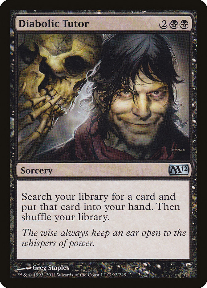 Diabolic Tutor [Core Set 2012]