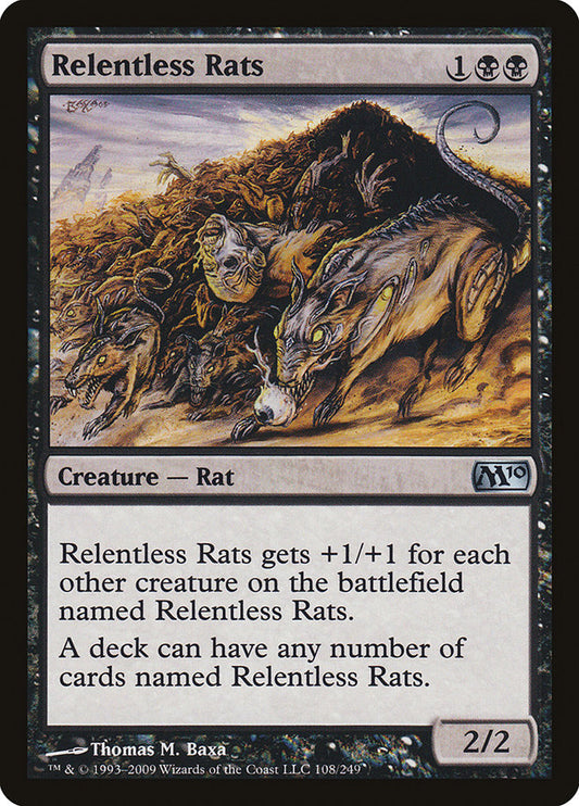 Relentless Rats [Core Set 2010] [Foil]