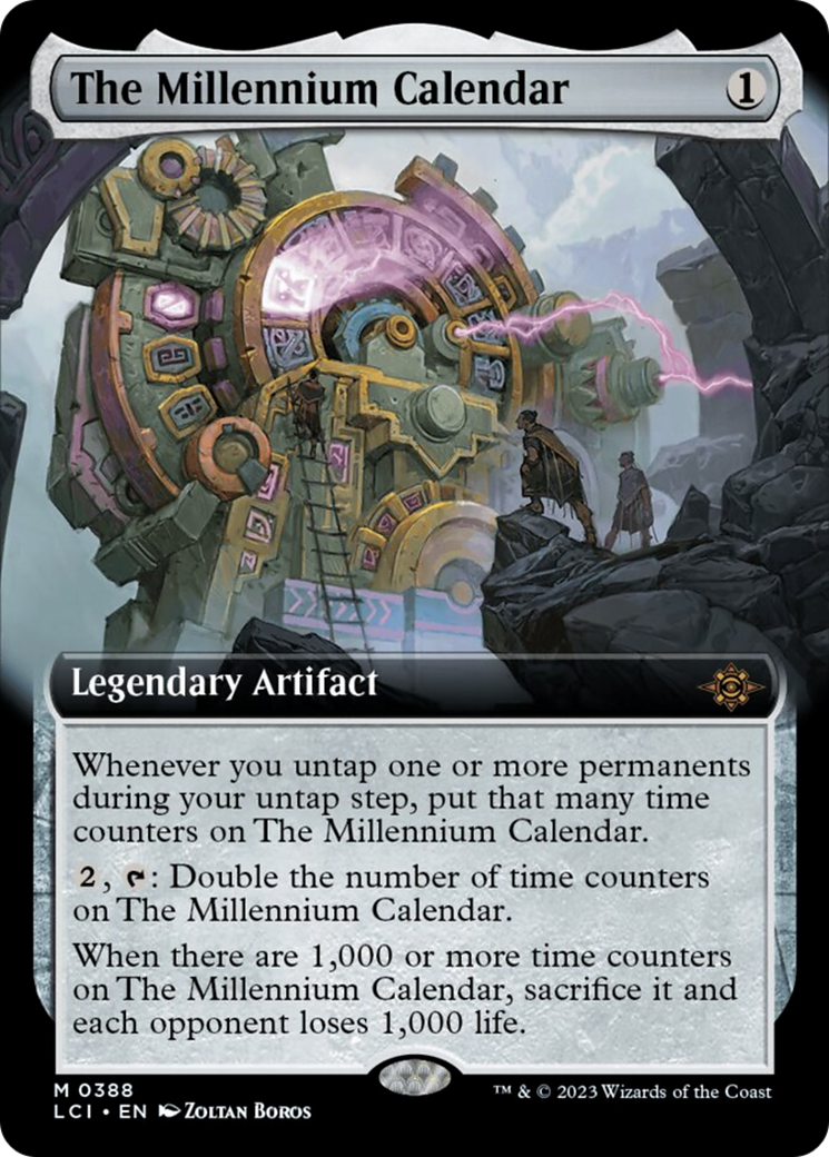The Millennium Calendar (Extended Art) [The Lost Caverns of Ixalan] [Foil]