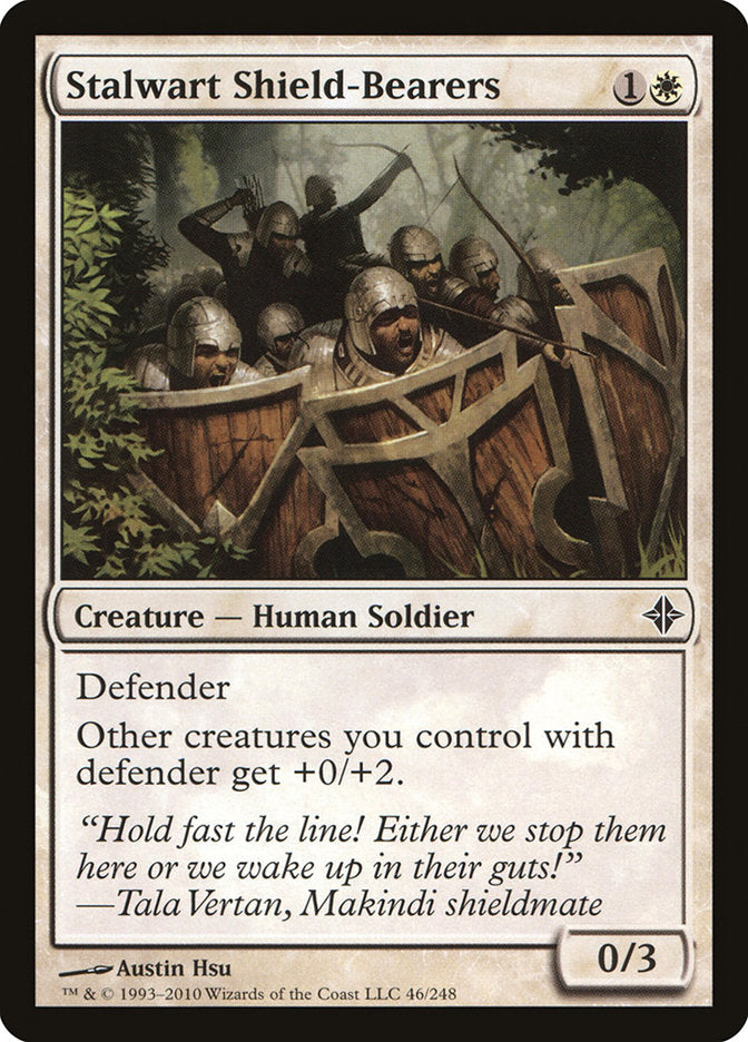 Stalwart Shield-Bearers [Rise of the Eldrazi] [Foil]