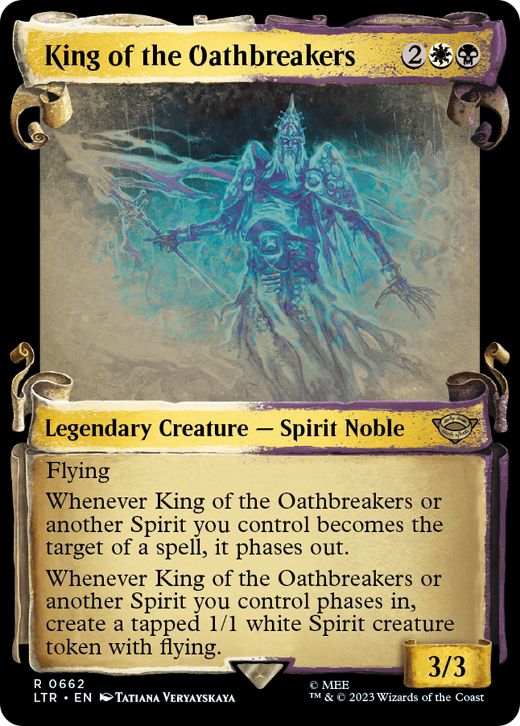 King of the Oathbreakers [The Lord of the Rings: Tales of Middle-Earth Showcase Scrolls] [Foil]