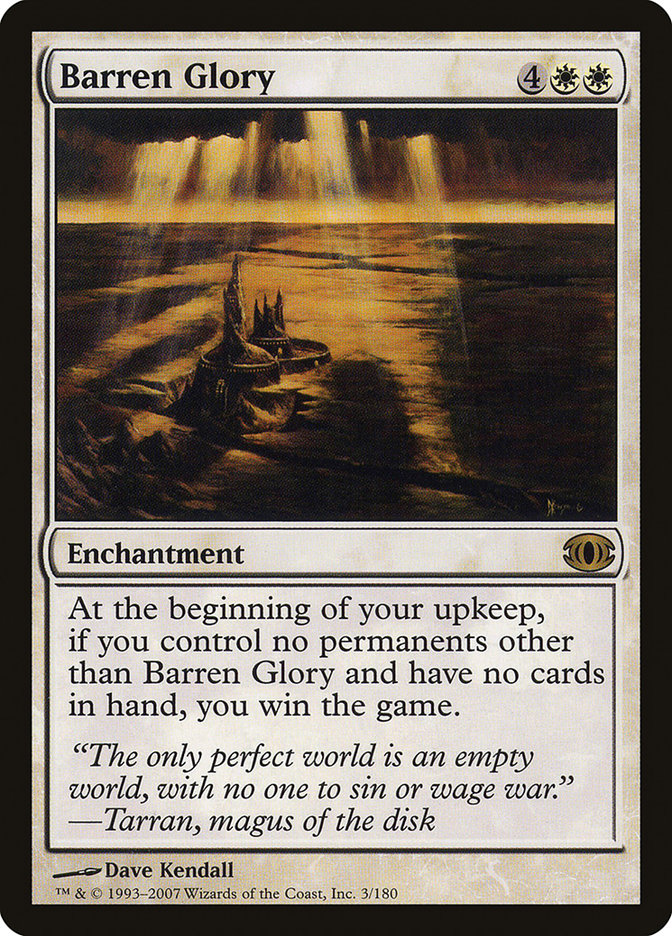 Barren Glory [Future Sight] [Foil]