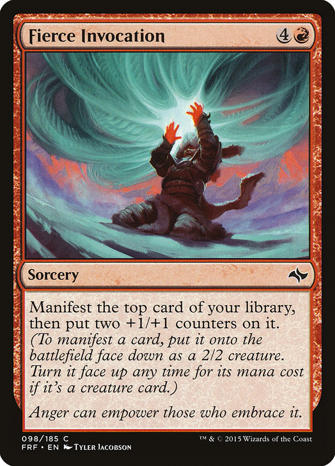 Fierce Invocation [Fate Reforged] [Foil]