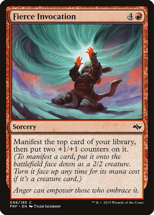 Fierce Invocation [Fate Reforged] [Foil]