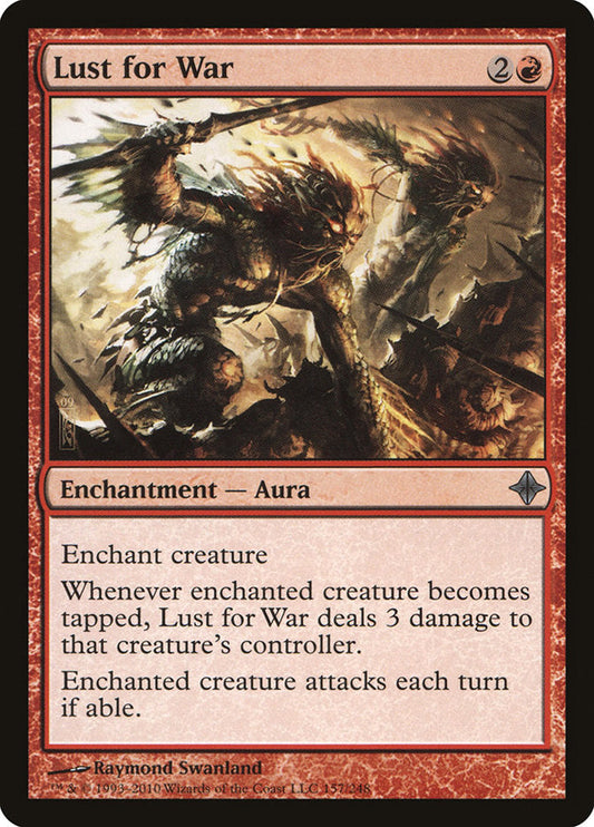 Lust for War [Rise of the Eldrazi] [Foil]