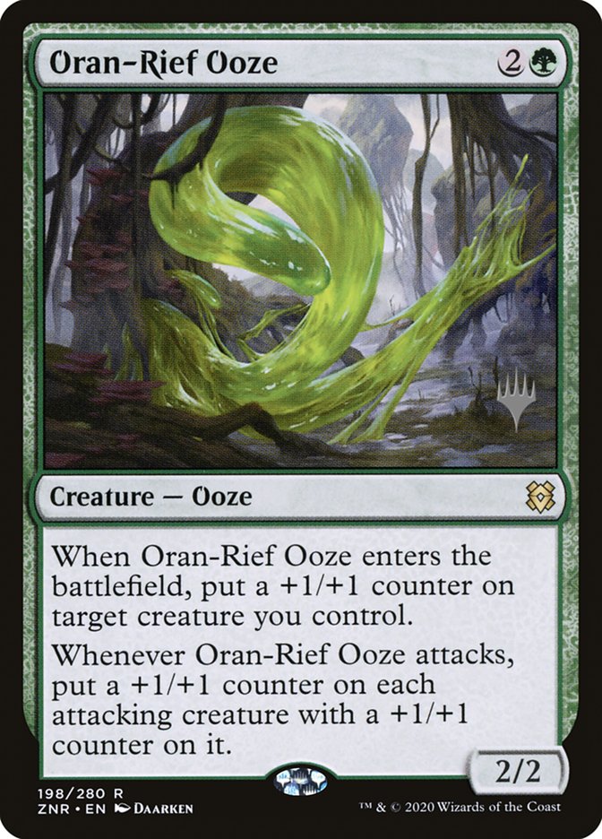 Oran-Rief Ooze (Promo Pack) [Zendikar Rising Promos] [Foil]