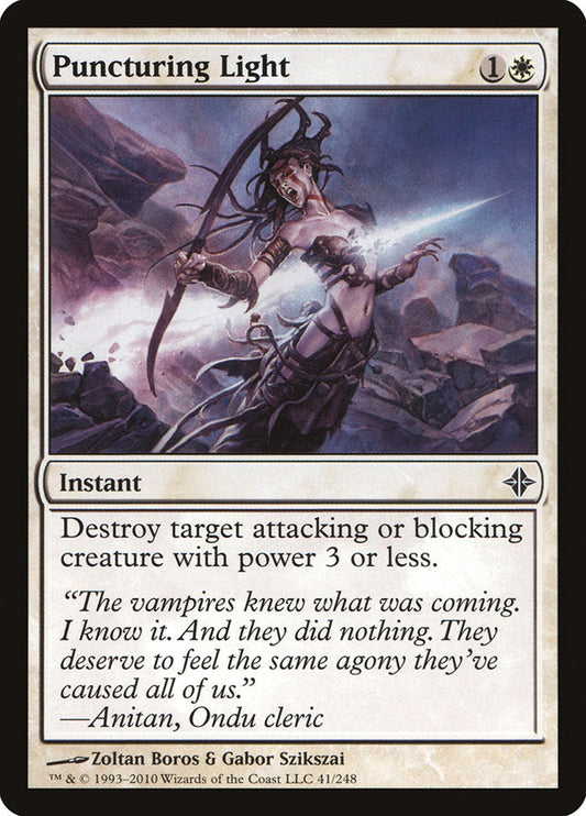 Puncturing Light [Rise of the Eldrazi] [Foil]