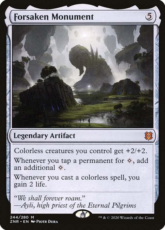 Forsaken Monument [Zendikar Rising] [Foil]